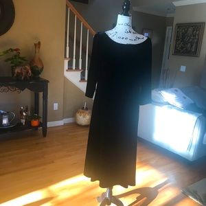 Eileen Fisher long velvet dress